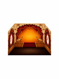 Premium Ganesh Utsav Stage Backdrop Design | HD JPG Digital Download